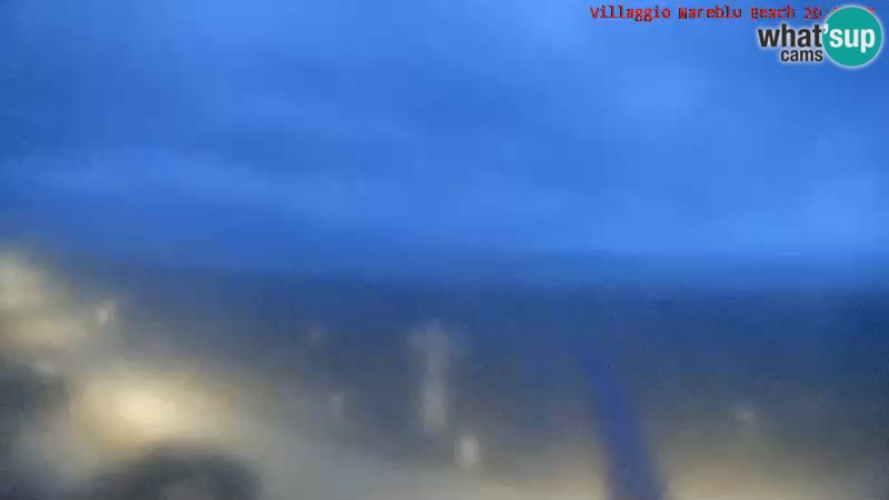Playa webcam en vivo Villaggio Mare Blu Bibione Pineda – Italia