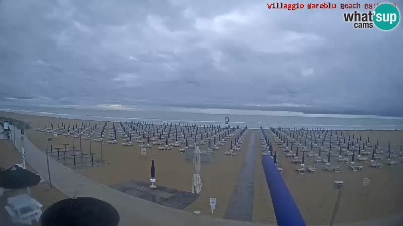 Der Strand Villaggio Mare Blu webcam Bibione Pineda – Italien