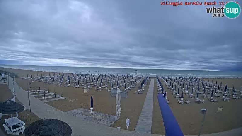 The beach Livecam Villaggio Mare Blu Bibione Pineda – Italy