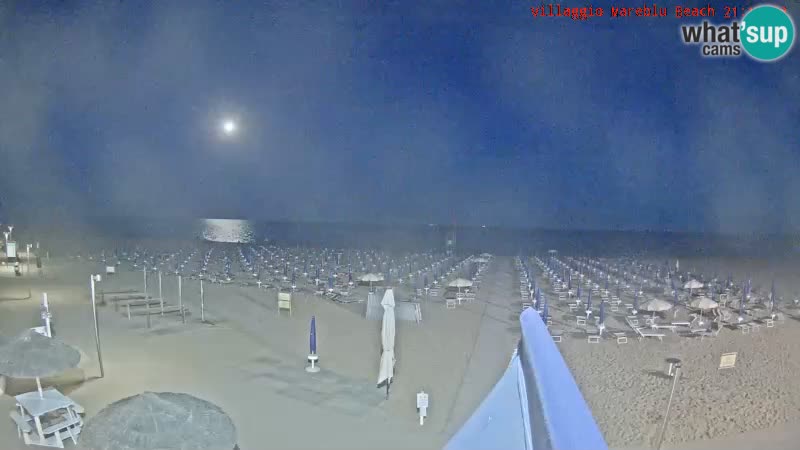 The beach live webcam Villaggio Mare Blu Bibione Pineda – Italy