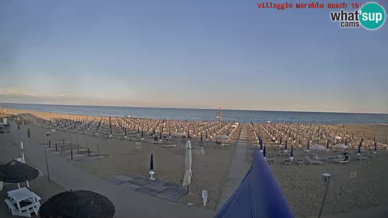 Der Strand Villaggio Mare Blu webcam Bibione Pineda – Italien