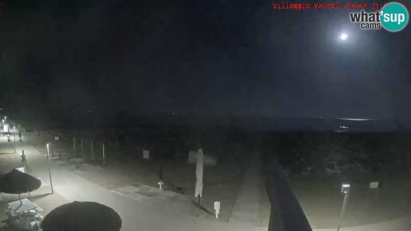 Webcam en direct de la plage Villaggio Mare Blu Bibione Pineda – Italie