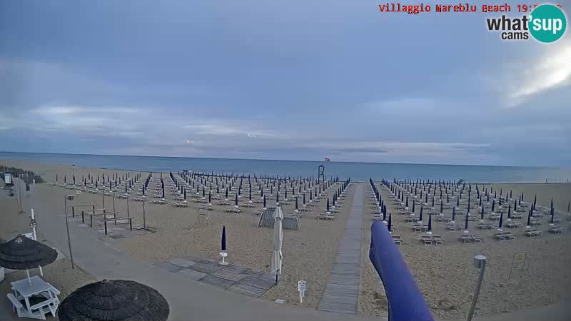 Der Strand Villaggio Mare Blu webcam Bibione Pineda – Italien
