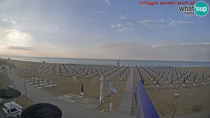 Der Strand Villaggio Mare Blu webcam Bibione Pineda – Italien