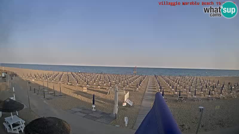 The beach live webcam Villaggio Mare Blu Bibione Pineda – Italy
