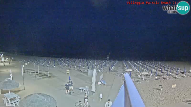 Der Strand Villaggio Mare Blu webcam Bibione Pineda – Italien