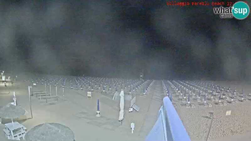 Web kamera uživo na plaži Villaggio Mare Blu Bibione Pineda – Italija