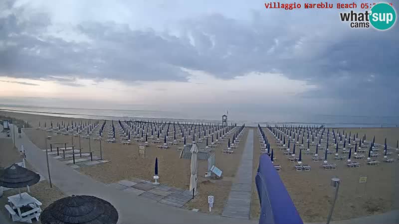 Der Strand Villaggio Mare Blu webcam Bibione Pineda – Italien