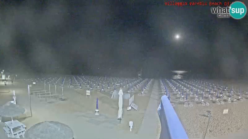 Web kamera uživo na plaži Villaggio Mare Blu Bibione Pineda – Italija