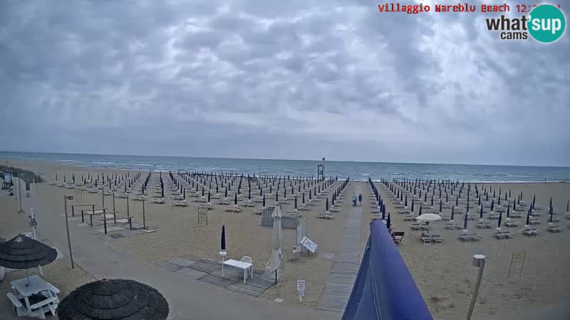 Spiaggia Webcam Villaggio Mare Blu Bibione Pineda