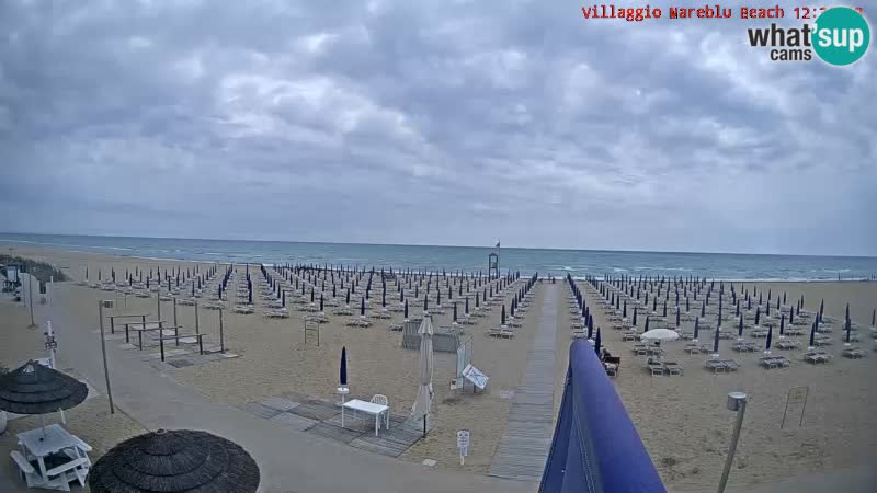 Der Strand Villaggio Mare Blu webcam Bibione Pineda – Italien