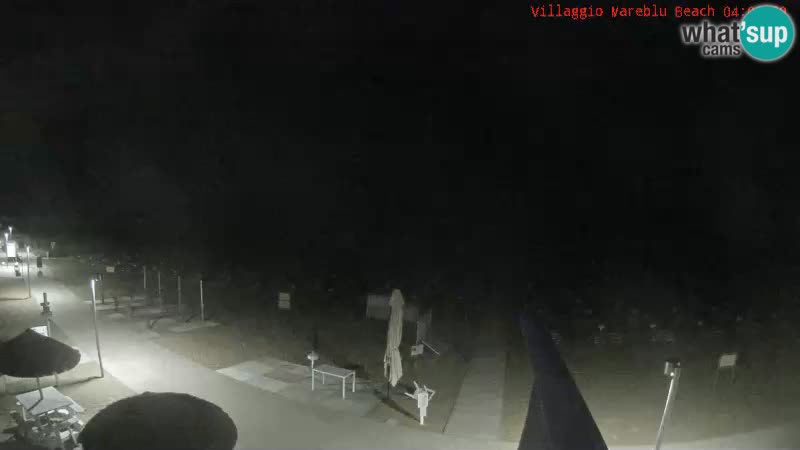 Spletna kamera na plaži v živo Villaggio Mare Blu Bibione Pineda – Italija