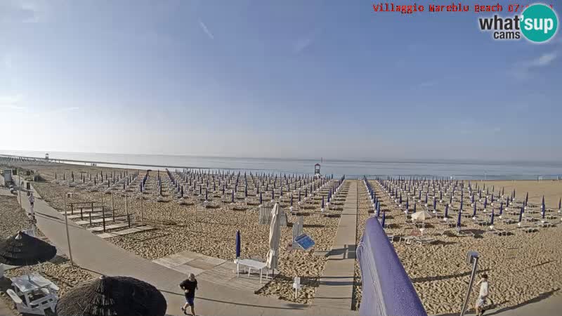 Der Strand Villaggio Mare Blu webcam Bibione Pineda – Italien