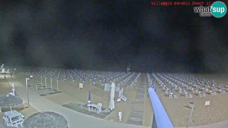 Webcam live della spiaggia Villaggio Mare Blu Bibione Pineda