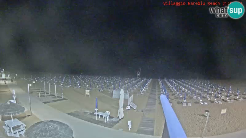 Spiaggia Webcam Villaggio Mare Blu Bibione Pineda