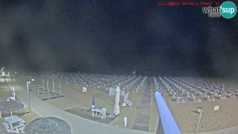 Spiaggia Webcam Villaggio Mare Blu Bibione Pineda