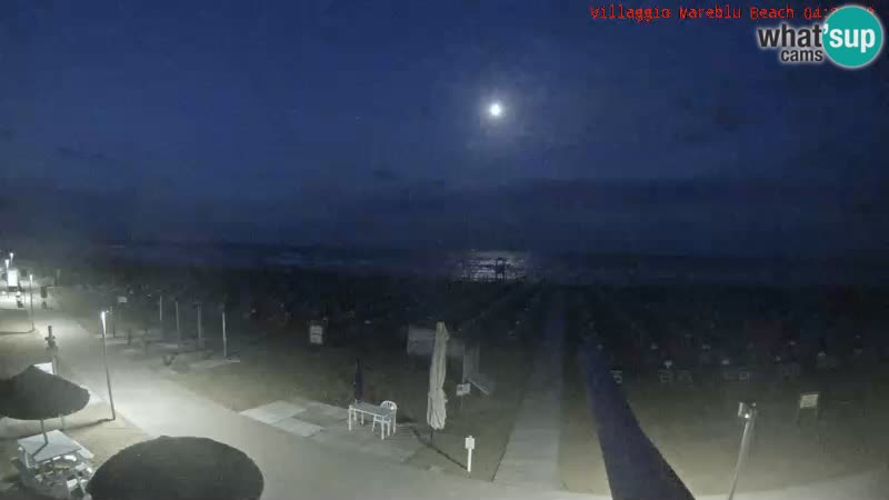 Playa webcam en vivo Villaggio Mare Blu Bibione Pineda – Italia