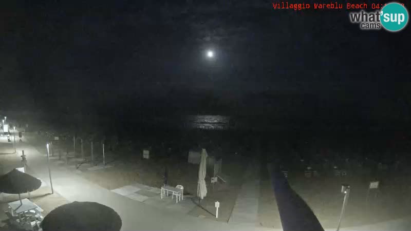 Web kamera uživo na plaži Villaggio Mare Blu Bibione Pineda – Italija