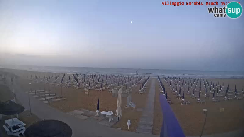 Web kamera uživo na plaži Villaggio Mare Blu Bibione Pineda – Italija