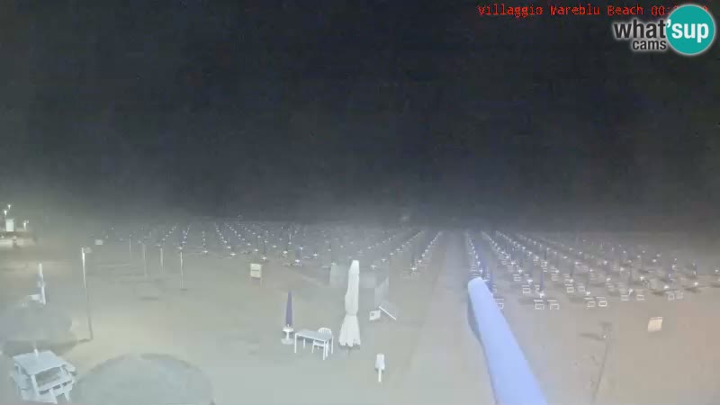 Playa webcam en vivo Villaggio Mare Blu Bibione Pineda – Italia