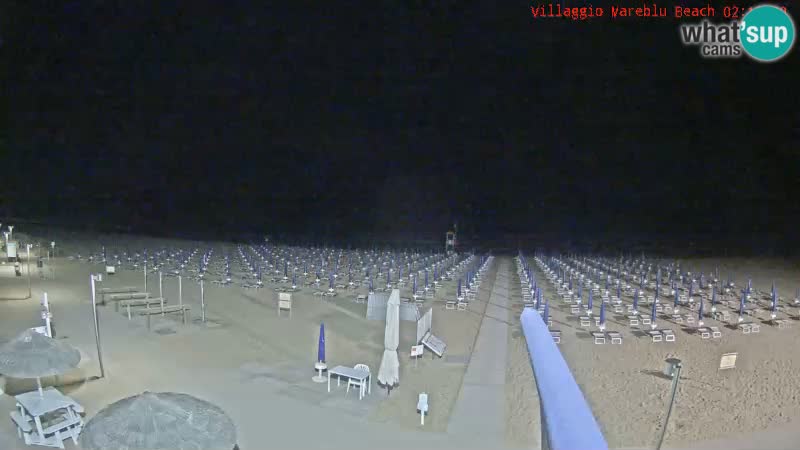 The beach Livecam Villaggio Mare Blu Bibione Pineda – Italy