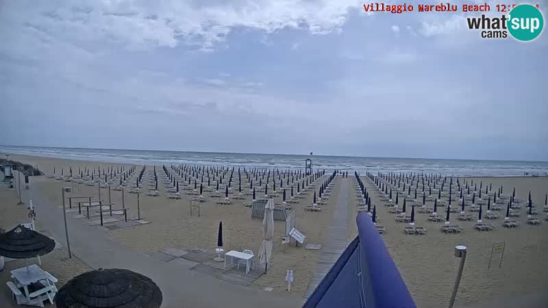 Spiaggia Webcam Villaggio Mare Blu Bibione Pineda