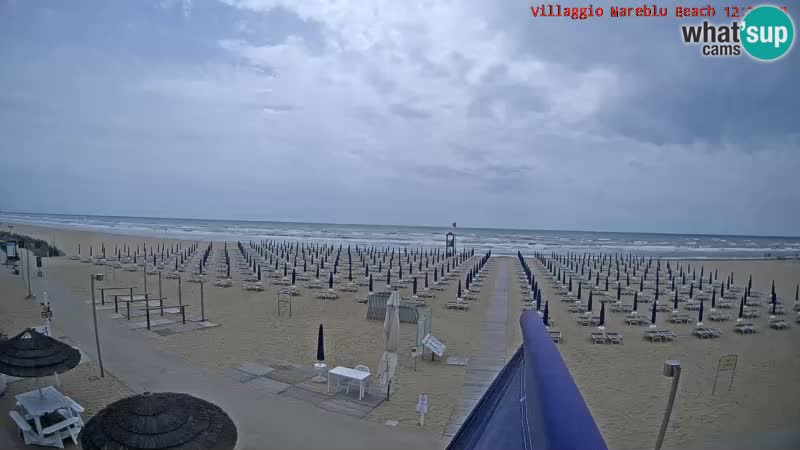 Spiaggia Webcam Villaggio Mare Blu Bibione Pineda
