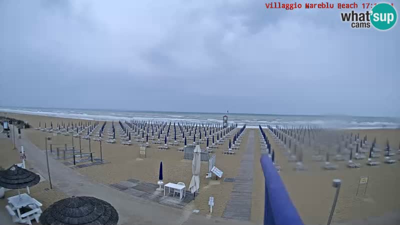 Spiaggia Webcam Villaggio Mare Blu Bibione Pineda