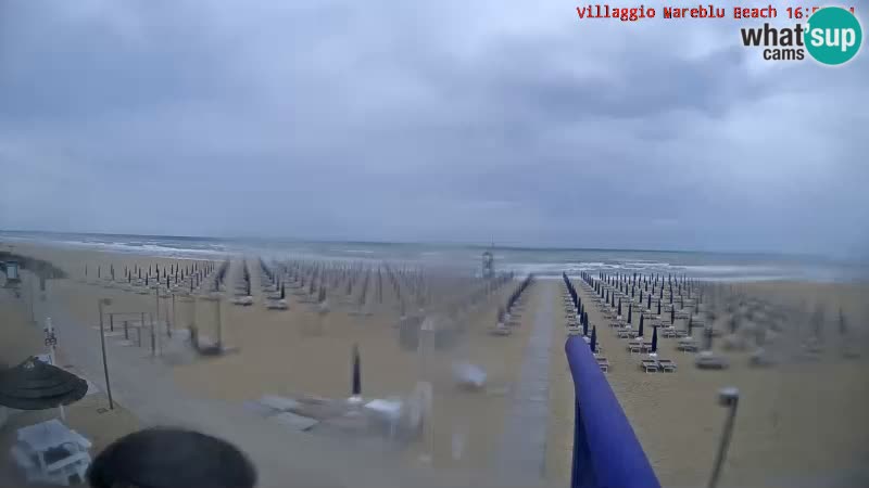 Der Strand Villaggio Mare Blu webcam Bibione Pineda – Italien
