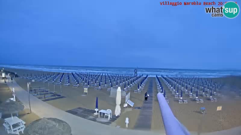 The beach Livecam Villaggio Mare Blu Bibione Pineda – Italy