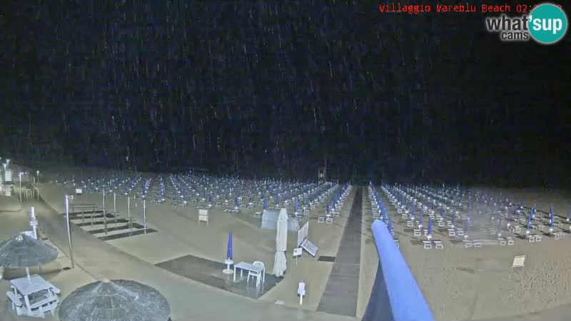 Spiaggia Webcam Villaggio Mare Blu Bibione Pineda