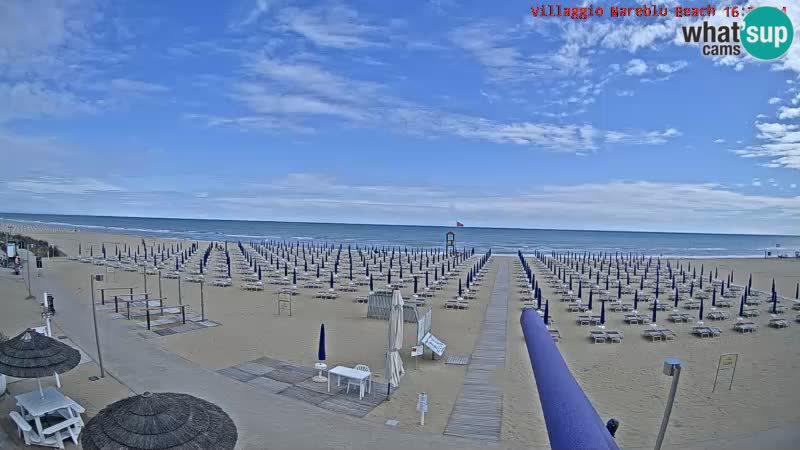 The beach Livecam Villaggio Mare Blu Bibione Pineda – Italy
