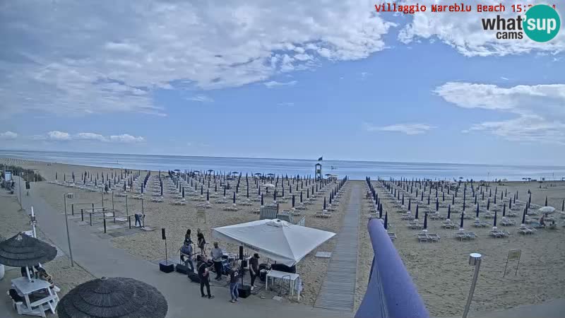 Der Strand Villaggio Mare Blu webcam Bibione Pineda – Italien