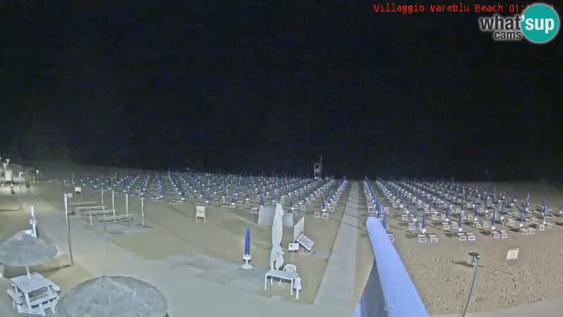 Playa webcam en vivo Villaggio Mare Blu Bibione Pineda – Italia