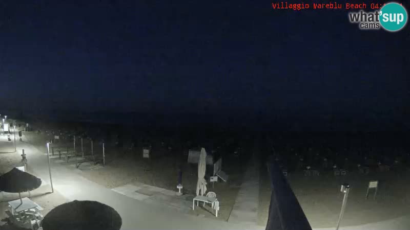 Playa webcam en vivo Villaggio Mare Blu Bibione Pineda – Italia