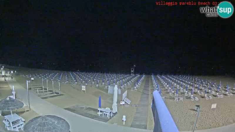 Spiaggia Webcam Villaggio Mare Blu Bibione Pineda