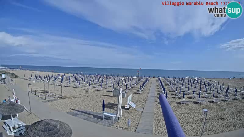 Der Strand Villaggio Mare Blu webcam Bibione Pineda – Italien