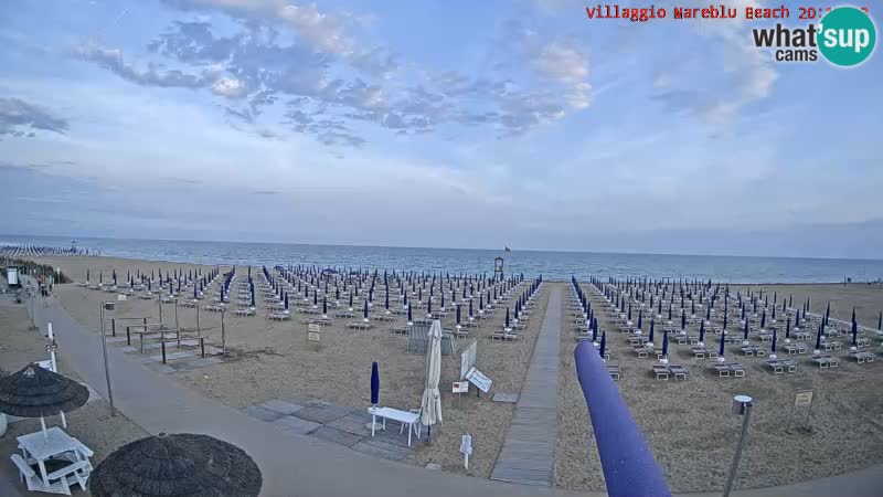 Der Strand Villaggio Mare Blu webcam Bibione Pineda – Italien