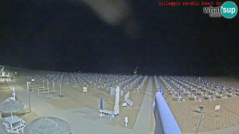 Web kamera uživo na plaži Villaggio Mare Blu Bibione Pineda – Italija