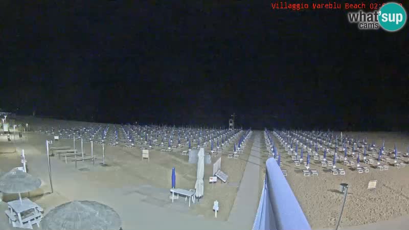 Spiaggia Webcam Villaggio Mare Blu Bibione Pineda