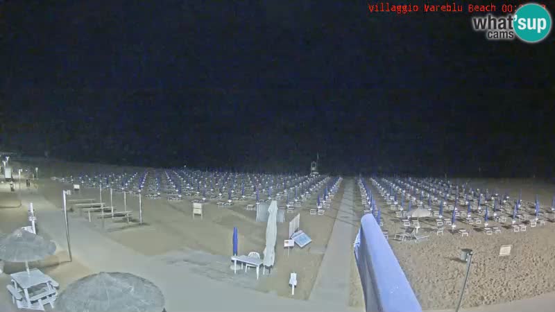 Spiaggia Webcam Villaggio Mare Blu Bibione Pineda