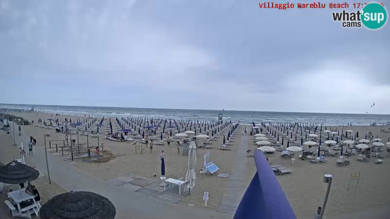 Web kamera uživo na plaži Villaggio Mare Blu Bibione Pineda – Italija