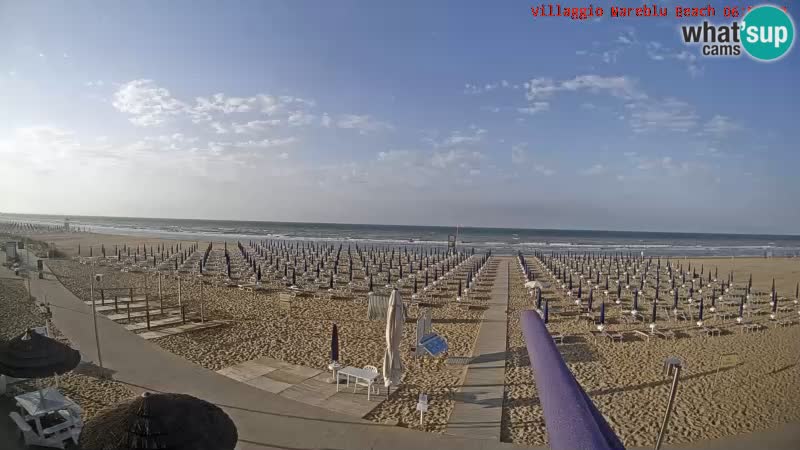 Der Strand Villaggio Mare Blu webcam Bibione Pineda – Italien