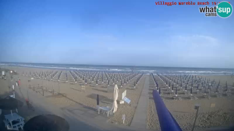 Web kamera uživo na plaži Villaggio Mare Blu Bibione Pineda – Italija