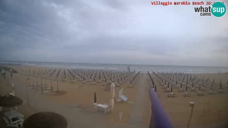 The beach Livecam Villaggio Mare Blu Bibione Pineda – Italy