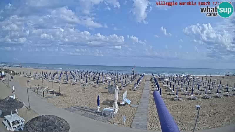 Der Strand Villaggio Mare Blu webcam Bibione Pineda – Italien