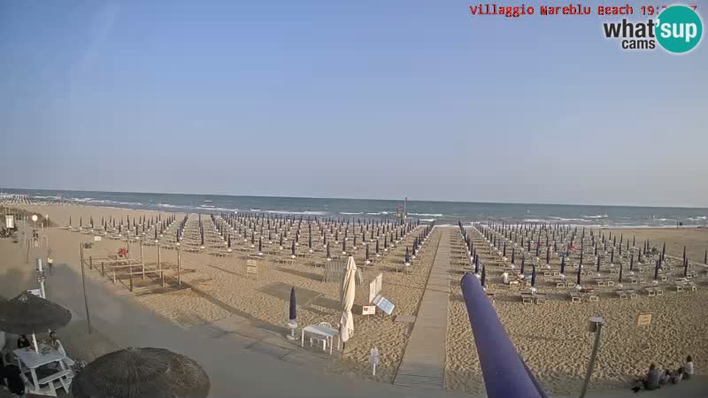 Der Strand Villaggio Mare Blu webcam Bibione Pineda – Italien