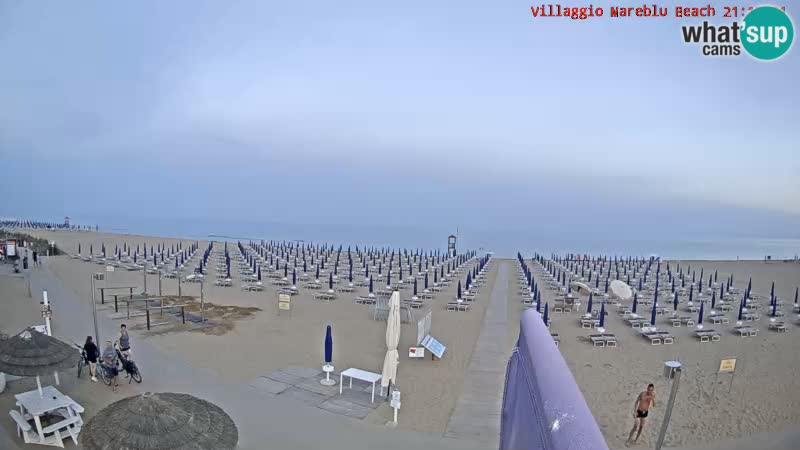 Der Strand Villaggio Mare Blu webcam Bibione Pineda – Italien