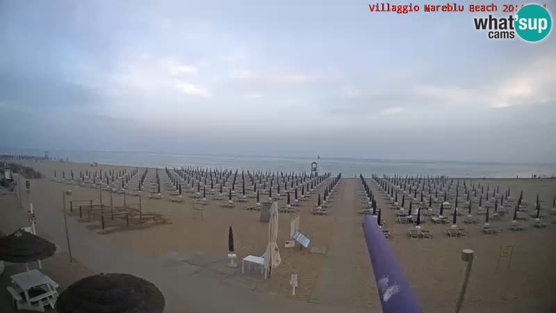 The beach Livecam Villaggio Mare Blu Bibione Pineda – Italy
