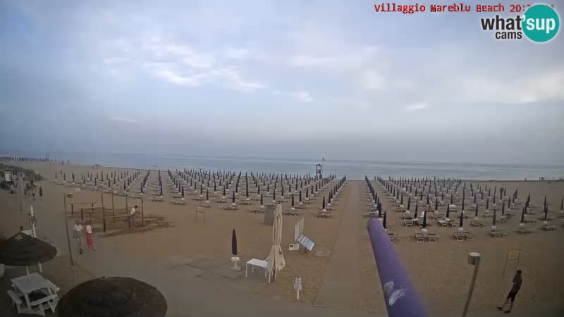 The beach Livecam Villaggio Mare Blu Bibione Pineda – Italy